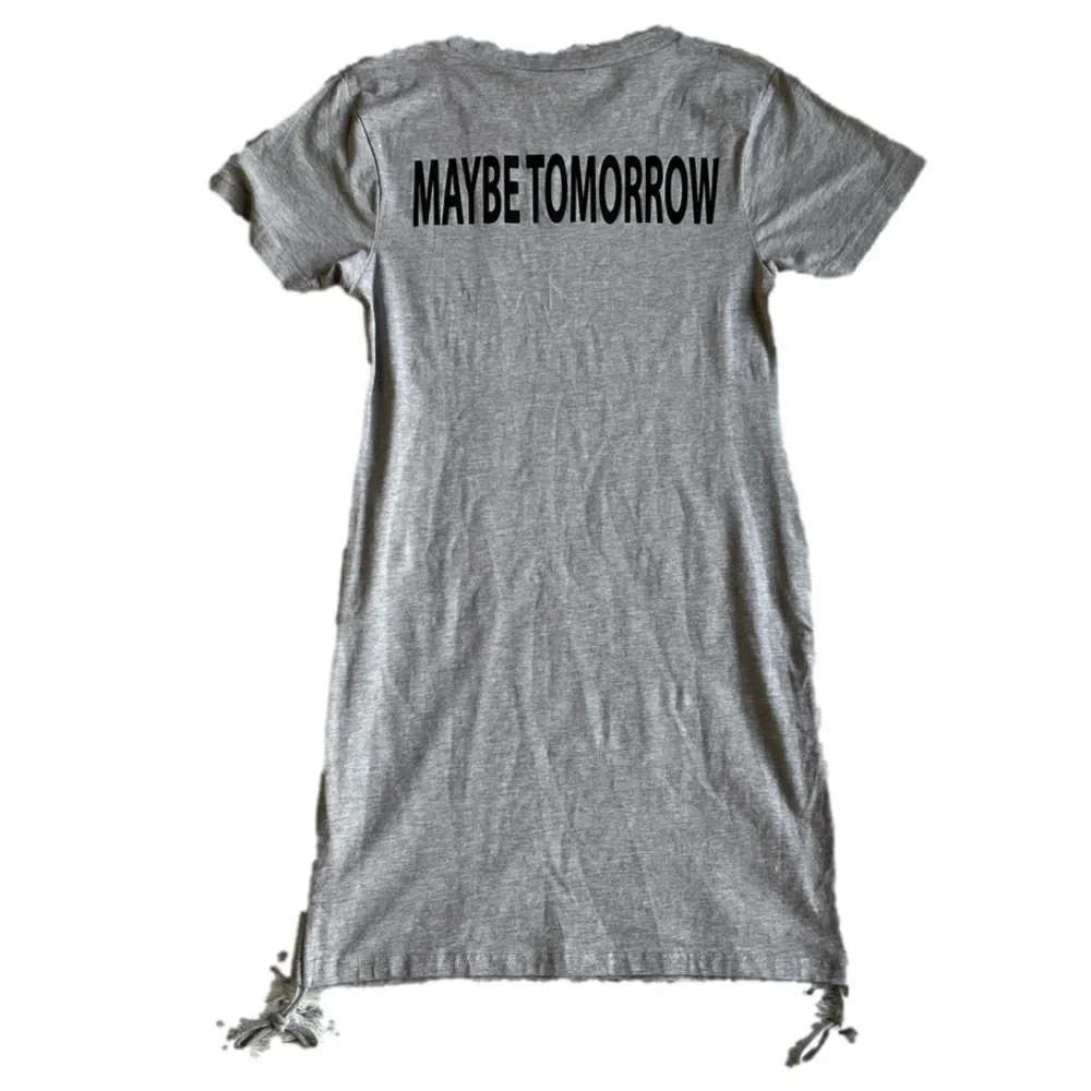 Girl’s On Fire gray T-shirt dress